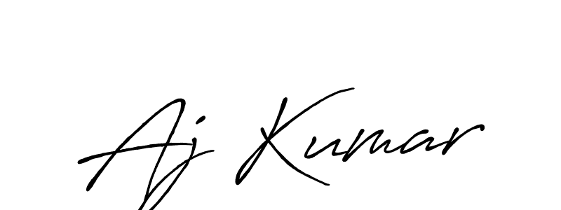 How to make Aj Kumar signature? Antro_Vectra_Bolder is a professional autograph style. Create handwritten signature for Aj Kumar name. Aj Kumar signature style 7 images and pictures png