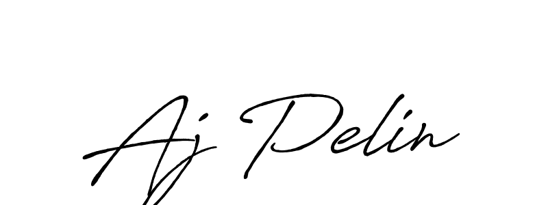 Aj Pelin stylish signature style. Best Handwritten Sign (Antro_Vectra_Bolder) for my name. Handwritten Signature Collection Ideas for my name Aj Pelin. Aj Pelin signature style 7 images and pictures png