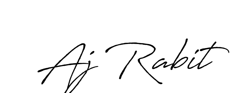 You should practise on your own different ways (Antro_Vectra_Bolder) to write your name (Aj Rabit) in signature. don't let someone else do it for you. Aj Rabit signature style 7 images and pictures png