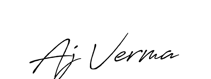 You can use this online signature creator to create a handwritten signature for the name Aj Verma. This is the best online autograph maker. Aj Verma signature style 7 images and pictures png