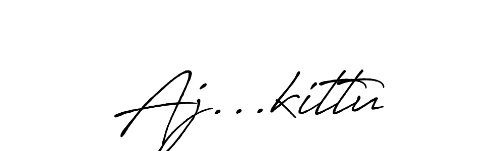 Design your own signature with our free online signature maker. With this signature software, you can create a handwritten (Antro_Vectra_Bolder) signature for name Aj...kittu. Aj...kittu signature style 7 images and pictures png