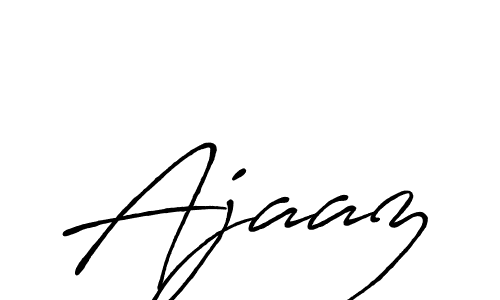 Design your own signature with our free online signature maker. With this signature software, you can create a handwritten (Antro_Vectra_Bolder) signature for name Ajaaz. Ajaaz signature style 7 images and pictures png