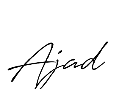 Ajad stylish signature style. Best Handwritten Sign (Antro_Vectra_Bolder) for my name. Handwritten Signature Collection Ideas for my name Ajad. Ajad signature style 7 images and pictures png