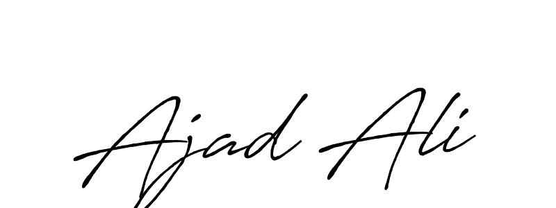 Make a beautiful signature design for name Ajad Ali. Use this online signature maker to create a handwritten signature for free. Ajad Ali signature style 7 images and pictures png