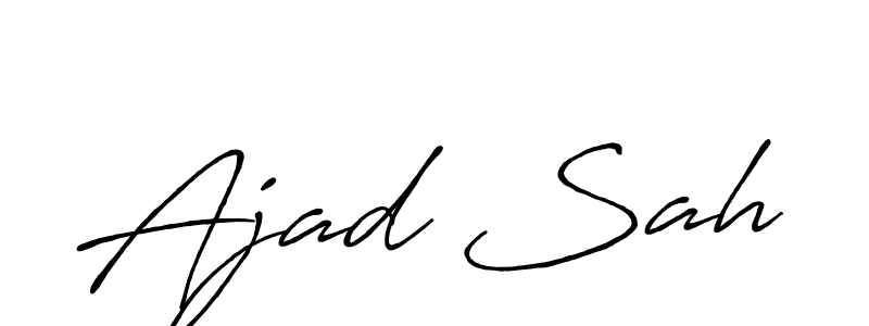 See photos of Ajad Sah official signature by Spectra . Check more albums & portfolios. Read reviews & check more about Antro_Vectra_Bolder font. Ajad Sah signature style 7 images and pictures png