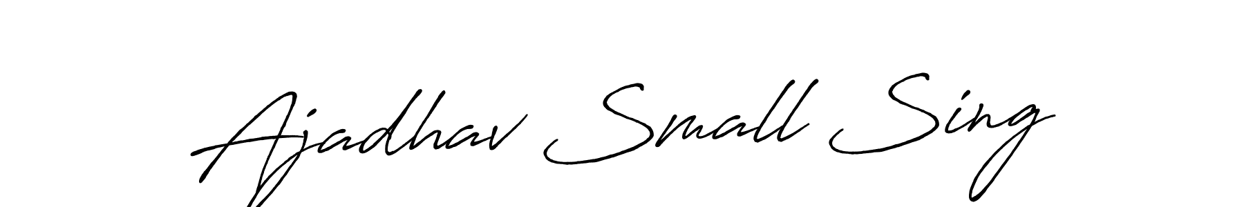How to Draw Ajadhav Small Sing signature style? Antro_Vectra_Bolder is a latest design signature styles for name Ajadhav Small Sing. Ajadhav Small Sing signature style 7 images and pictures png