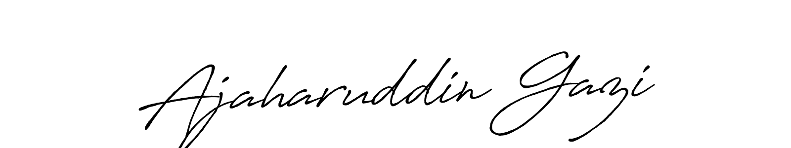 You should practise on your own different ways (Antro_Vectra_Bolder) to write your name (Ajaharuddin Gazi) in signature. don't let someone else do it for you. Ajaharuddin Gazi signature style 7 images and pictures png