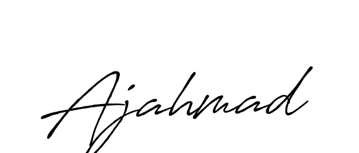 Make a beautiful signature design for name Ajahmad. Use this online signature maker to create a handwritten signature for free. Ajahmad signature style 7 images and pictures png