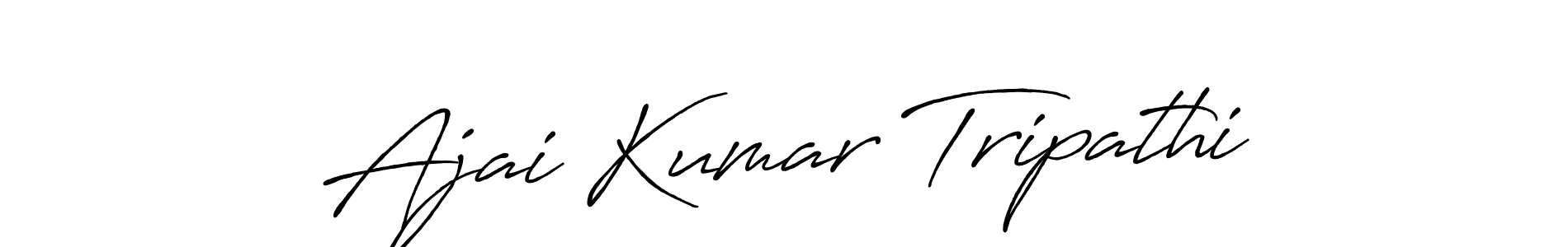 Design your own signature with our free online signature maker. With this signature software, you can create a handwritten (Antro_Vectra_Bolder) signature for name Ajai Kumar Tripathi. Ajai Kumar Tripathi signature style 7 images and pictures png