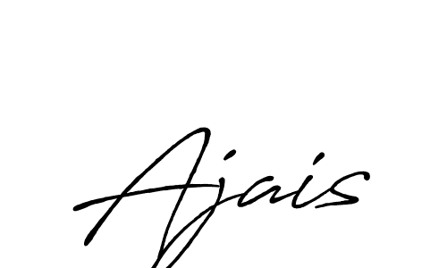 Create a beautiful signature design for name Ajais. With this signature (Antro_Vectra_Bolder) fonts, you can make a handwritten signature for free. Ajais signature style 7 images and pictures png