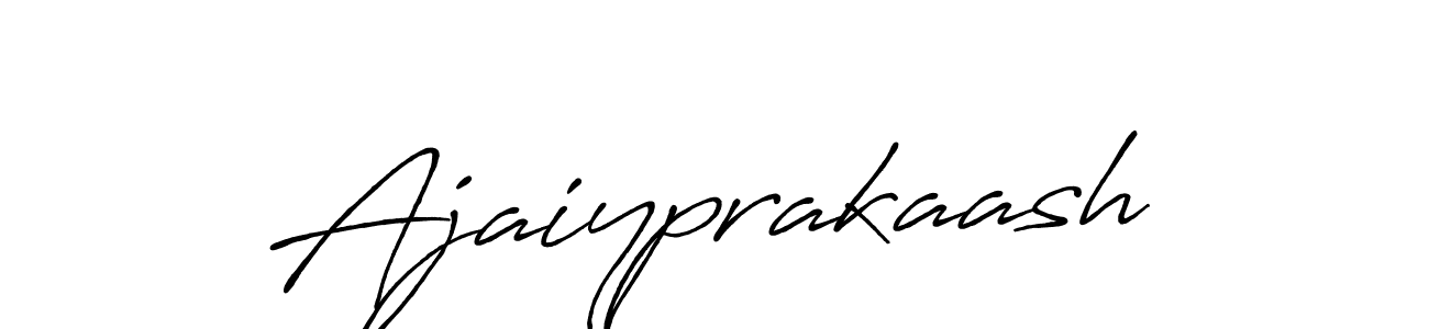 Ajaiyprakaash stylish signature style. Best Handwritten Sign (Antro_Vectra_Bolder) for my name. Handwritten Signature Collection Ideas for my name Ajaiyprakaash. Ajaiyprakaash signature style 7 images and pictures png