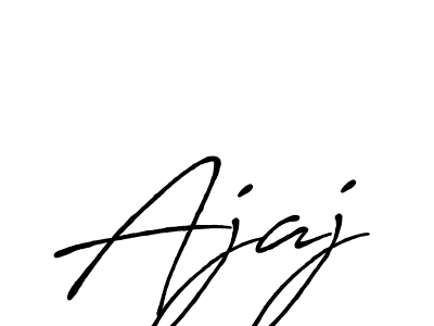 How to make Ajaj signature? Antro_Vectra_Bolder is a professional autograph style. Create handwritten signature for Ajaj name. Ajaj signature style 7 images and pictures png