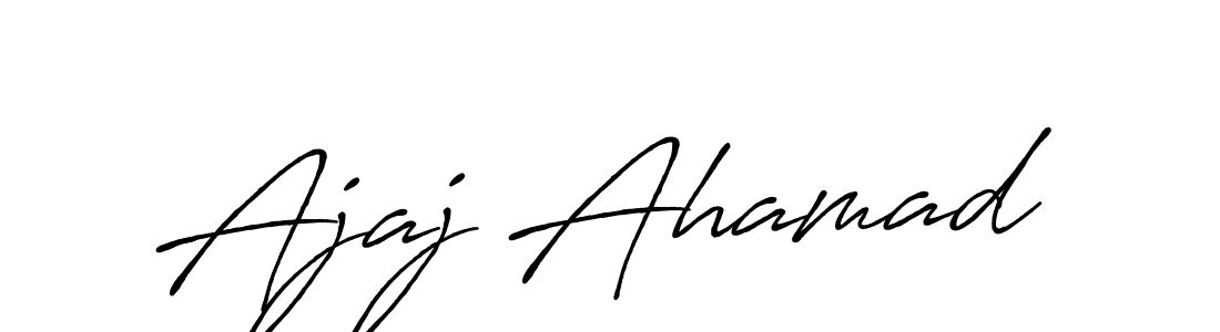 This is the best signature style for the Ajaj Ahamad name. Also you like these signature font (Antro_Vectra_Bolder). Mix name signature. Ajaj Ahamad signature style 7 images and pictures png