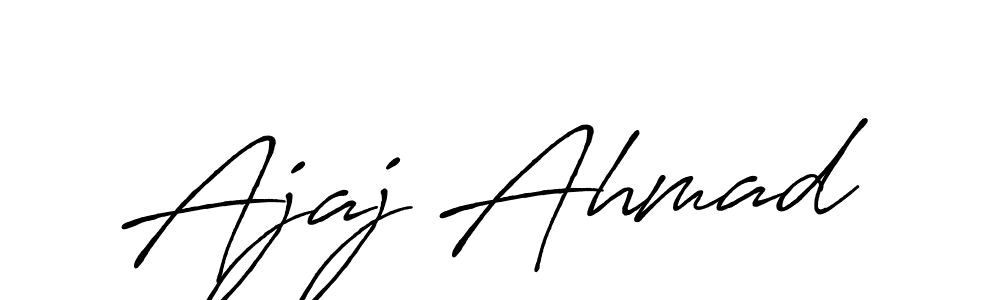 Make a beautiful signature design for name Ajaj Ahmad. Use this online signature maker to create a handwritten signature for free. Ajaj Ahmad signature style 7 images and pictures png