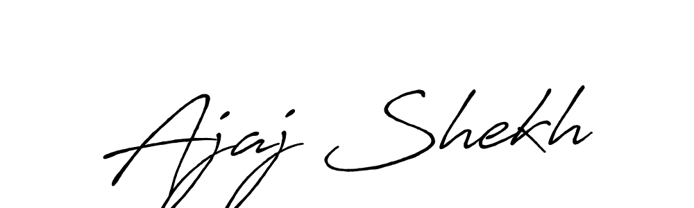 Make a beautiful signature design for name Ajaj Shekh. Use this online signature maker to create a handwritten signature for free. Ajaj Shekh signature style 7 images and pictures png