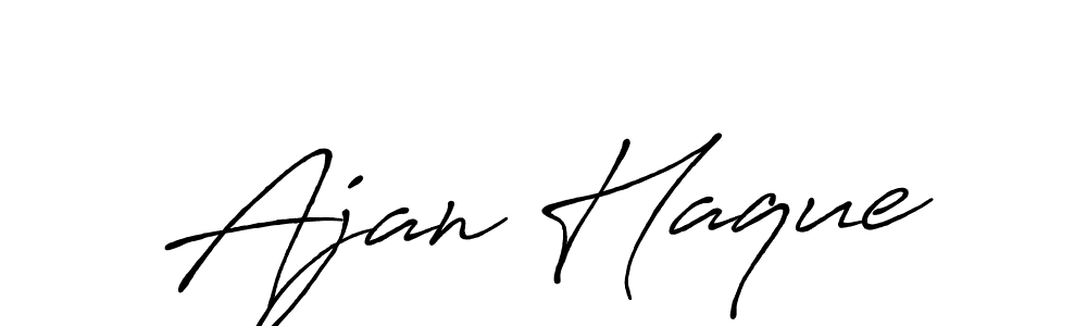 It looks lik you need a new signature style for name Ajan Haque. Design unique handwritten (Antro_Vectra_Bolder) signature with our free signature maker in just a few clicks. Ajan Haque signature style 7 images and pictures png