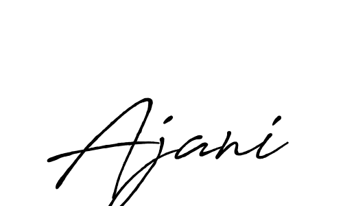 Similarly Antro_Vectra_Bolder is the best handwritten signature design. Signature creator online .You can use it as an online autograph creator for name Ajani. Ajani signature style 7 images and pictures png