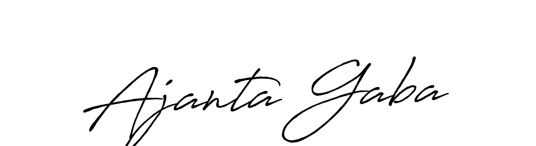 How to Draw Ajanta Gaba signature style? Antro_Vectra_Bolder is a latest design signature styles for name Ajanta Gaba. Ajanta Gaba signature style 7 images and pictures png