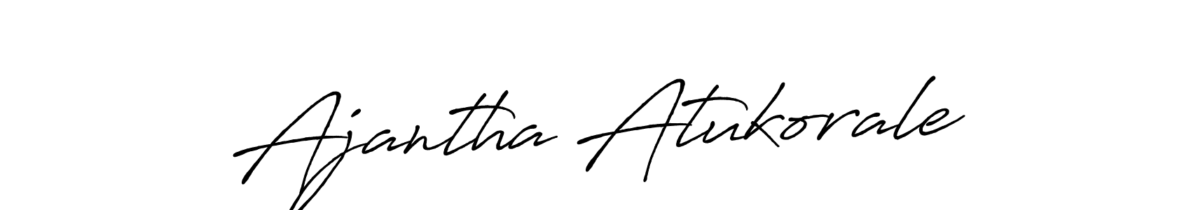 Ajantha Atukorale stylish signature style. Best Handwritten Sign (Antro_Vectra_Bolder) for my name. Handwritten Signature Collection Ideas for my name Ajantha Atukorale. Ajantha Atukorale signature style 7 images and pictures png