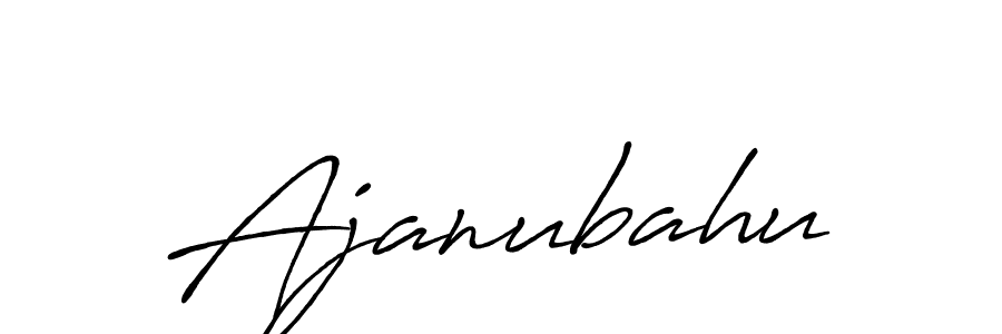 The best way (Antro_Vectra_Bolder) to make a short signature is to pick only two or three words in your name. The name Ajanubahu include a total of six letters. For converting this name. Ajanubahu signature style 7 images and pictures png
