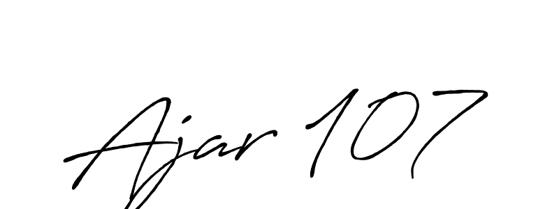 if you are searching for the best signature style for your name Ajar 107. so please give up your signature search. here we have designed multiple signature styles  using Antro_Vectra_Bolder. Ajar 107 signature style 7 images and pictures png