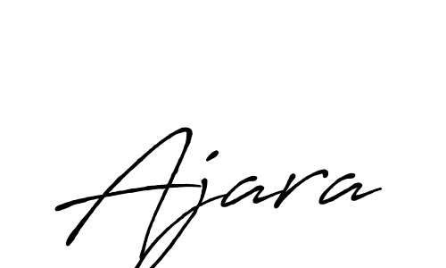 You should practise on your own different ways (Antro_Vectra_Bolder) to write your name (Ajara) in signature. don't let someone else do it for you. Ajara signature style 7 images and pictures png