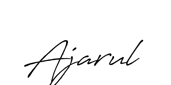 Design your own signature with our free online signature maker. With this signature software, you can create a handwritten (Antro_Vectra_Bolder) signature for name Ajarul. Ajarul signature style 7 images and pictures png