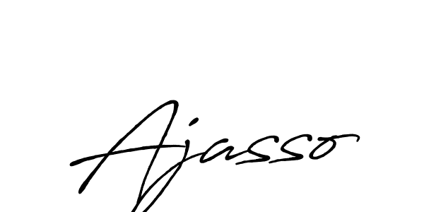 How to make Ajasso signature? Antro_Vectra_Bolder is a professional autograph style. Create handwritten signature for Ajasso name. Ajasso signature style 7 images and pictures png