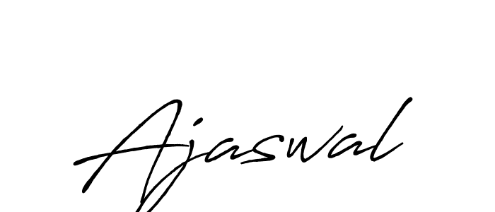 Use a signature maker to create a handwritten signature online. With this signature software, you can design (Antro_Vectra_Bolder) your own signature for name Ajaswal. Ajaswal signature style 7 images and pictures png