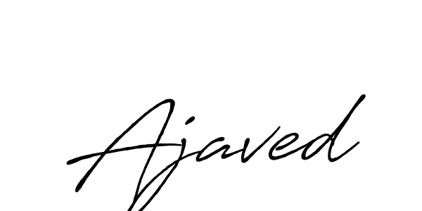 Ajaved stylish signature style. Best Handwritten Sign (Antro_Vectra_Bolder) for my name. Handwritten Signature Collection Ideas for my name Ajaved. Ajaved signature style 7 images and pictures png