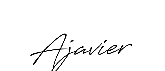 The best way (Antro_Vectra_Bolder) to make a short signature is to pick only two or three words in your name. The name Ajavier include a total of six letters. For converting this name. Ajavier signature style 7 images and pictures png