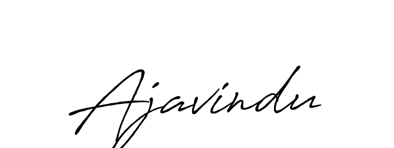 Create a beautiful signature design for name Ajavindu. With this signature (Antro_Vectra_Bolder) fonts, you can make a handwritten signature for free. Ajavindu signature style 7 images and pictures png