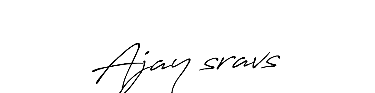 Make a beautiful signature design for name Ajay❤sravs. With this signature (Antro_Vectra_Bolder) style, you can create a handwritten signature for free. Ajay❤sravs signature style 7 images and pictures png