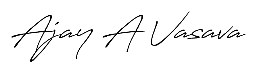 Style your name Ajay A Vasava with confidence using Antro_Vectra_Bolder signature design. Simple, elegant, and ready for immediate document use. Ajay A Vasava signature style 7 images and pictures png