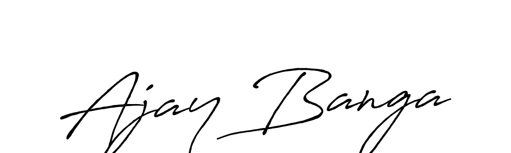 This is the best signature style for the Ajay Banga name. Also you like these signature font (Antro_Vectra_Bolder). Mix name signature. Ajay Banga signature style 7 images and pictures png
