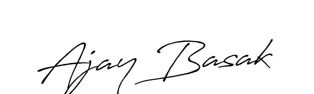 Antro_Vectra_Bolder is a professional signature style that is perfect for those who want to add a touch of class to their signature. It is also a great choice for those who want to make their signature more unique. Get Ajay Basak name to fancy signature for free. Ajay Basak signature style 7 images and pictures png