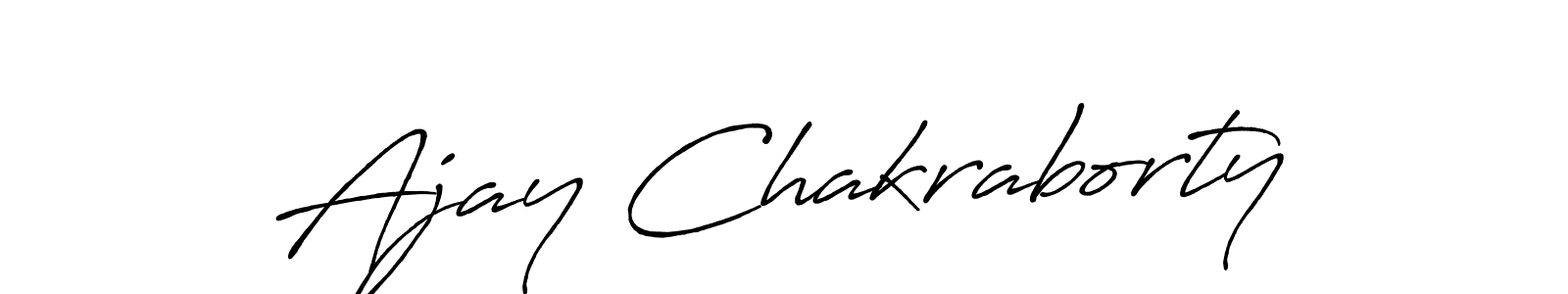 Design your own signature with our free online signature maker. With this signature software, you can create a handwritten (Antro_Vectra_Bolder) signature for name Ajay Chakraborty. Ajay Chakraborty signature style 7 images and pictures png
