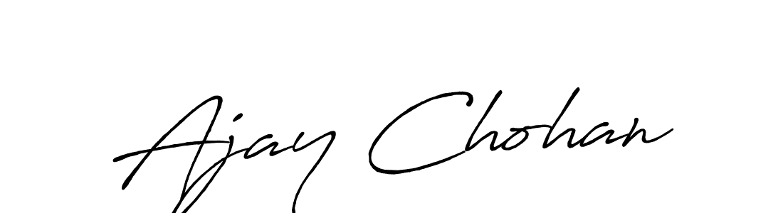 It looks lik you need a new signature style for name Ajay Chohan. Design unique handwritten (Antro_Vectra_Bolder) signature with our free signature maker in just a few clicks. Ajay Chohan signature style 7 images and pictures png
