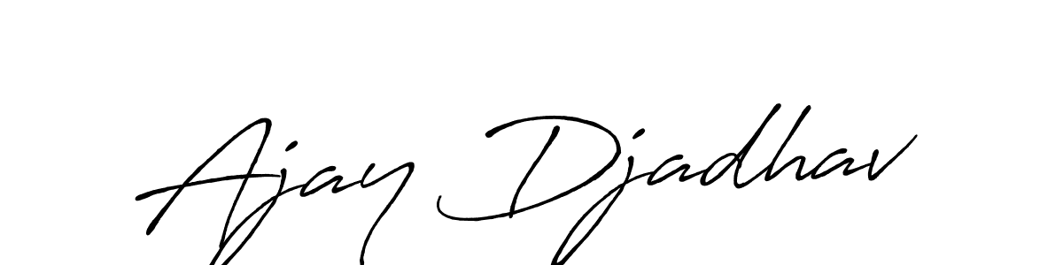 Also we have Ajay Djadhav name is the best signature style. Create professional handwritten signature collection using Antro_Vectra_Bolder autograph style. Ajay Djadhav signature style 7 images and pictures png