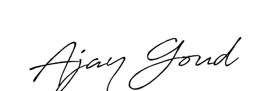 It looks lik you need a new signature style for name Ajay Goud. Design unique handwritten (Antro_Vectra_Bolder) signature with our free signature maker in just a few clicks. Ajay Goud signature style 7 images and pictures png