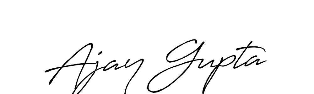 Also we have Ajay Gupta name is the best signature style. Create professional handwritten signature collection using Antro_Vectra_Bolder autograph style. Ajay Gupta signature style 7 images and pictures png