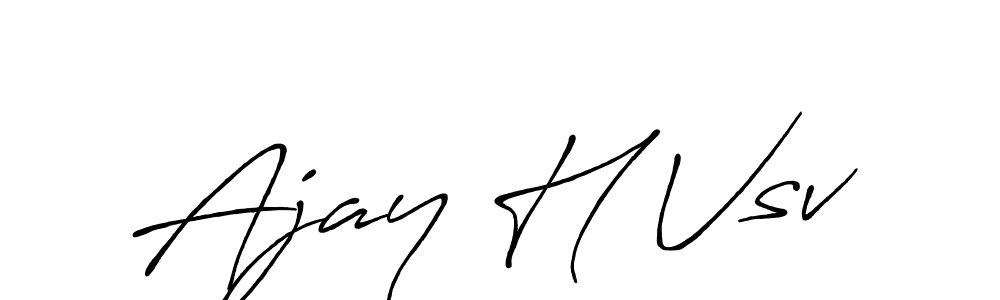 Make a short Ajay H Vsv signature style. Manage your documents anywhere anytime using Antro_Vectra_Bolder. Create and add eSignatures, submit forms, share and send files easily. Ajay H Vsv signature style 7 images and pictures png