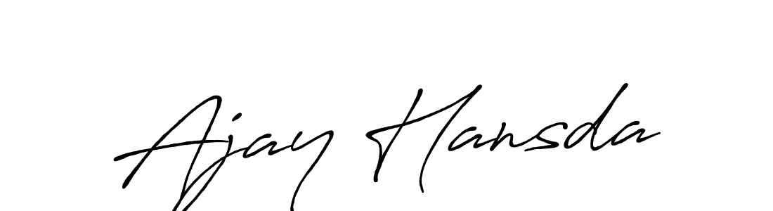Antro_Vectra_Bolder is a professional signature style that is perfect for those who want to add a touch of class to their signature. It is also a great choice for those who want to make their signature more unique. Get Ajay Hansda name to fancy signature for free. Ajay Hansda signature style 7 images and pictures png