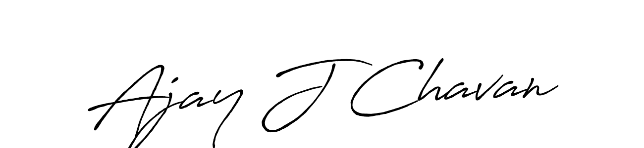 How to make Ajay J Chavan signature? Antro_Vectra_Bolder is a professional autograph style. Create handwritten signature for Ajay J Chavan name. Ajay J Chavan signature style 7 images and pictures png