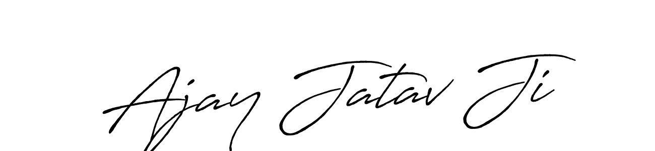 It looks lik you need a new signature style for name Ajay Jatav Ji. Design unique handwritten (Antro_Vectra_Bolder) signature with our free signature maker in just a few clicks. Ajay Jatav Ji signature style 7 images and pictures png
