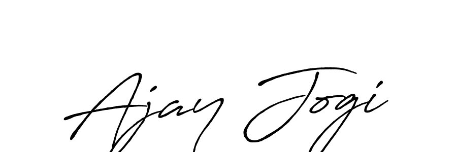 Also You can easily find your signature by using the search form. We will create Ajay Jogi name handwritten signature images for you free of cost using Antro_Vectra_Bolder sign style. Ajay Jogi signature style 7 images and pictures png
