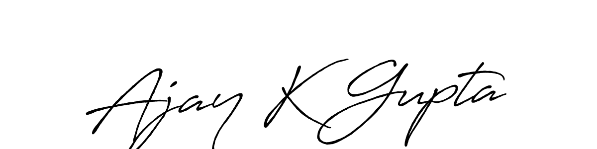 How to Draw Ajay K Gupta signature style? Antro_Vectra_Bolder is a latest design signature styles for name Ajay K Gupta. Ajay K Gupta signature style 7 images and pictures png