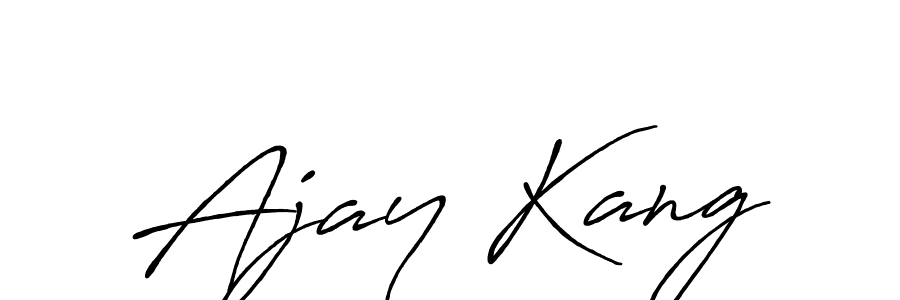 Make a beautiful signature design for name Ajay Kang. Use this online signature maker to create a handwritten signature for free. Ajay Kang signature style 7 images and pictures png