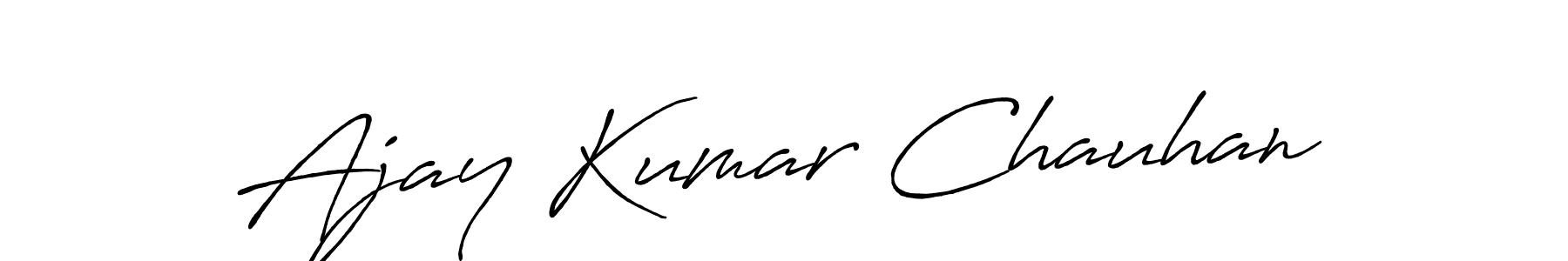 Ajay Kumar Chauhan stylish signature style. Best Handwritten Sign (Antro_Vectra_Bolder) for my name. Handwritten Signature Collection Ideas for my name Ajay Kumar Chauhan. Ajay Kumar Chauhan signature style 7 images and pictures png