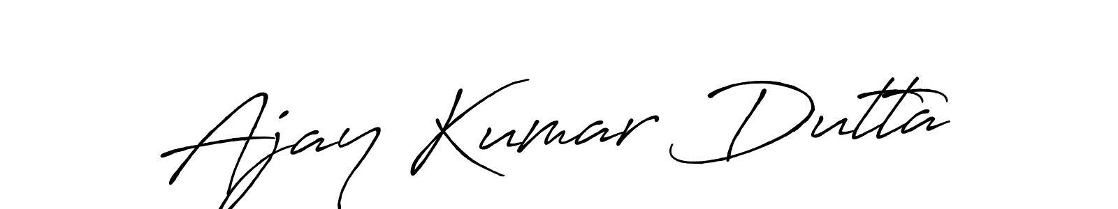 This is the best signature style for the Ajay Kumar Dutta name. Also you like these signature font (Antro_Vectra_Bolder). Mix name signature. Ajay Kumar Dutta signature style 7 images and pictures png